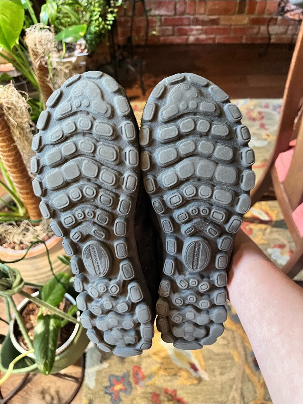 Skechers Black Slip-On Women's Comfort Sneakers - Picture 4 of 4